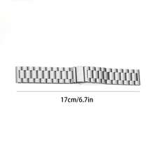 Stainless Steel Business Watch Band Strap Suitable For Series 10, 9, 8, 7, 46mm, 42mm, 45mm, 41mm Ultra 2/1, 49mm Se 6, 5, 4, 44mm, 40mm, 3, 42mm, 38mm Ultra-Thin Watch Band - Multicolor - View 3