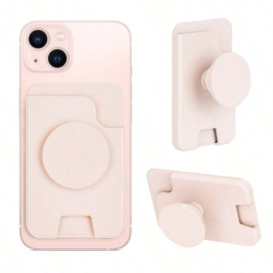 CyberDyer Magnetyczny uchwyt na telefon do 'a z uchwytem na karty, mocny magnes N52, kompatybilny z MagSafe, uchwyt na telefon na 3 karty