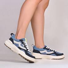 Comfortable And Durable Casual Sneakers With Non-Slip Sole 34 To 43 - 深藍配黑 2850 - 查看 3