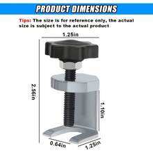 Car Wiper Arm Removal Tool, Steel Windshield Wiper Arm Puller With Adjustable Kb, Universal Automotive Quick Disassembly Hand Tool Accessories For Car SUV Truck (1PC) - 1Pc - 查看 8