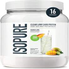 Isopure Clear Whey Isolate Protein Powder, Lactose Free, Gluten Free, Naturally Flavored, Mixed Berry, 20g Protein Per Serving, 141 Oz, 16 Servings (Packaging May Vary) - Flavor Name B - View 5