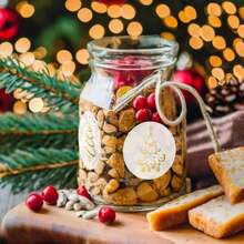 ملصقات ذهبية، لاصقة ذاتية، لفة ملصقات عيد الميلاد - ختم ذهبي، أحجام وأنماط متنوعة، ديكورية للأماكن والجدران والخزائن والخزانات والطاولات والكتب والأكواب والحقائب، تتضمن 6 تصاميم (شجرة عيد الميلاد والنجوم والتحيات)، مناسبة لتغليف الهدايا والبطاقات والمظاريف وديكور عيد الميلاد DIY، ملصقات معدنية ذاتية اللصق عالية الجودة، ملصقات ديكورية لسانتا كلوز