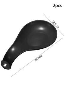 1 قطعة/2 قطعة حامل ملعقة من البولي بروبيلين، حامل ملعقة الحساء، وسادة الملعقة، حامل ملعقة مشترك، حصيرة عازلة للحرارة، أداة مطبخ