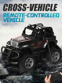 Vehículo de control remoto todoterreno en miniatura, juguete, regalo para niños, 3 opciones de color, diseño de coche realista