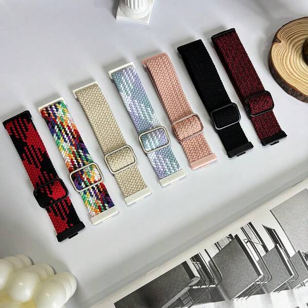 [ Nylon Woven Strap ] Suitable For Hua Wei Watch Fit4 Woven Smart Wristband, Suitable For Hua Wei Watch Fit3 Sports Wristband, Ultra Light And Breathable, Skin Friendly And Wear-Resistant, Available In Multiple Colors, Fashionable And Versatile For Both Men And Women