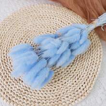 60/120件波西米亚风悬挂装饰品，蒲苇草和兔尾草干花花束，适用于婚礼、家庭聚会、DIY布置、丰收节、万圣节、圣诞节、秋季装饰