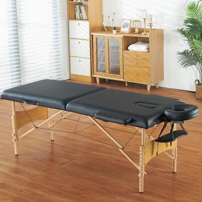 Mesa de masaje portátil de 28 pulgadas de ancho, 2 mesas de masaje plegables y ligeras, cama de tatuaje de salón ajustable de 8 niveles de altura, mesa de spa con reposacabezas, reposabrazos, paleta de mano y bolsa de transporte, 600 libras