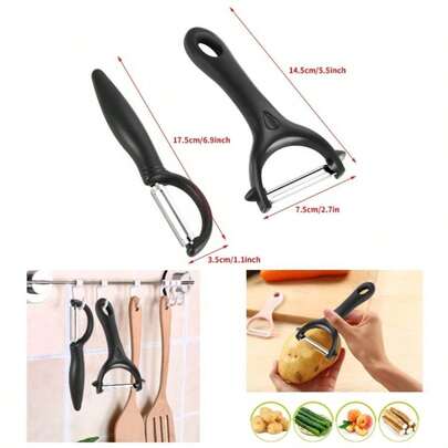 2 Pcs Y - Shaped Swivel Potato Peeler, Stainless Steel Vegetable Peeler Peeler Kitchen