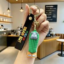 Classic Shanhaijing Wooden Stick Person Keychain Italian Brainrot Abstract Pendant Tung Tung Tung Sahur Funny Accessory Tralalerotralala Car & Backpack Pendant Halloween Accessories Teachers Day