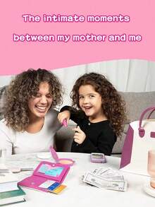 Pretend Play Wallet, Handbag, Key, Simulated Phone Toy, Role-Playing Interactive Game, Birthday Gift, Halloween Gift, Christmas Gift - Multicolor - View 5