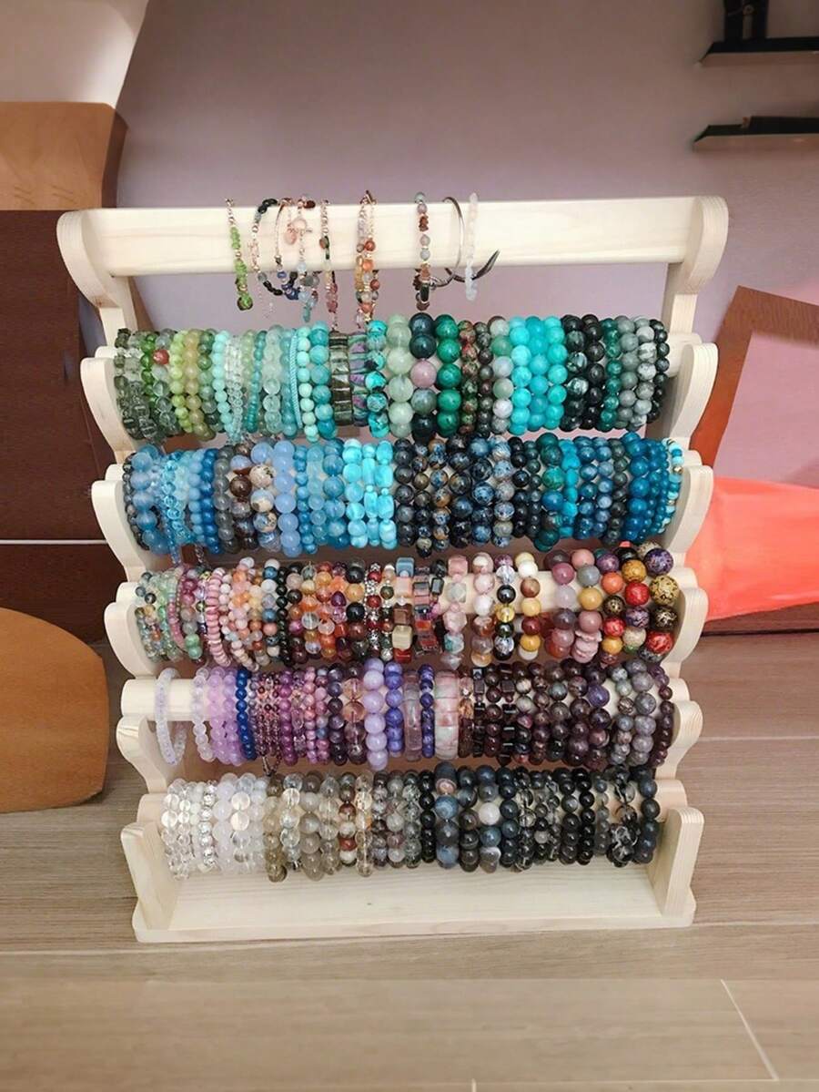 10/20/30Pcs Mixed Bohemian Colorful Glass Beaded Bracelets Set - Stackable Multi-Style Stretch Bracelets For Women, Suitable For Women Versatile For Daily Wear And Gifting - Multicolor - View 1