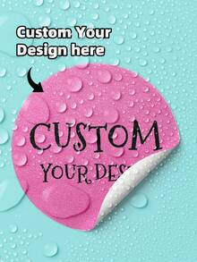 1-240张可定制标签 - 个性化文字和图片贴纸，包括定制感谢标签、封条、免熨烫彩色装饰贴纸，是送给男士、女士、家人、朋友、儿子、女儿、学生、周年纪念日、儿童节、学校、家庭的理想礼物，用途广泛，个性化，独一无二