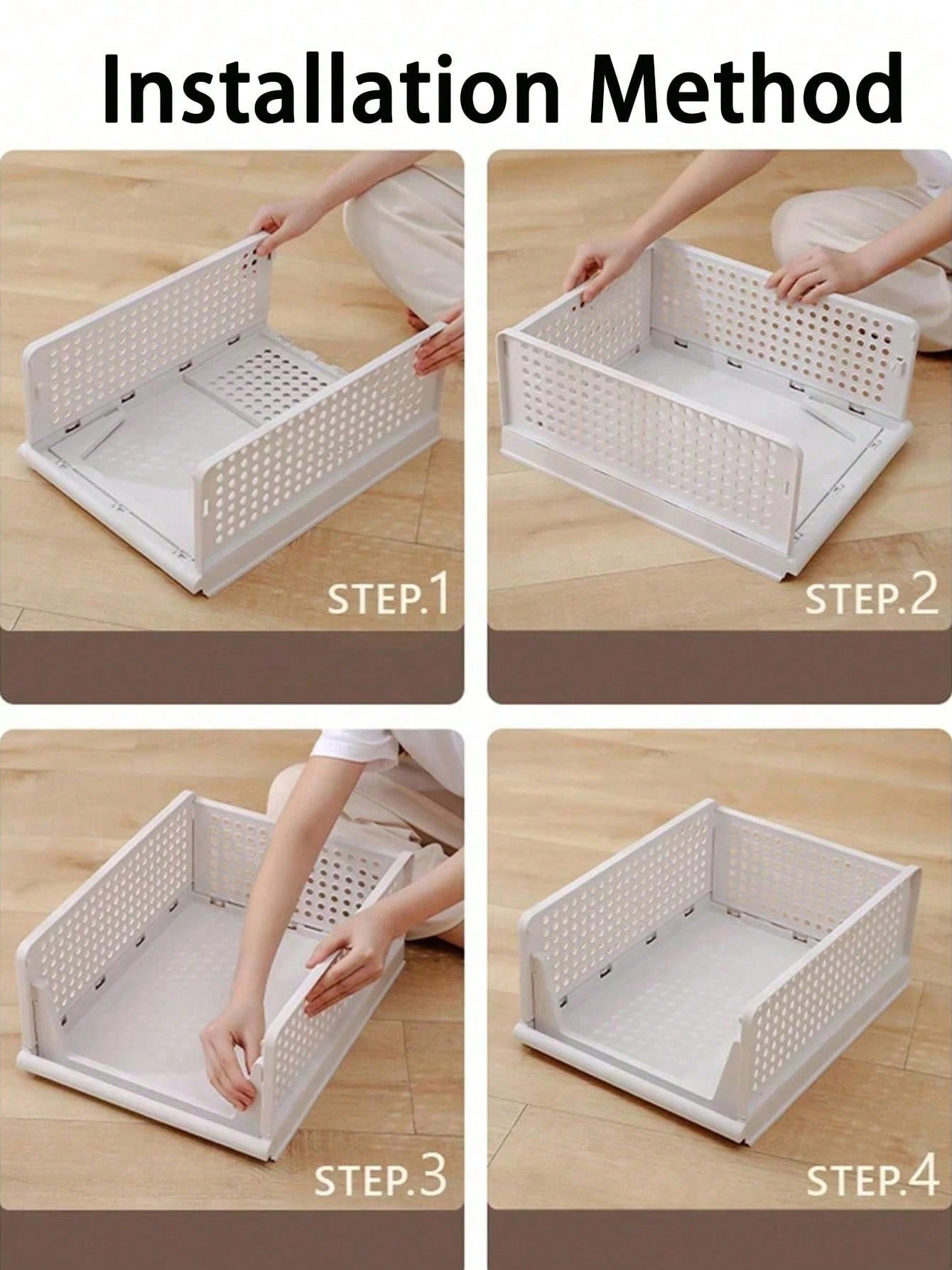 5 صناديق تخزين خزانة قابلة للطي، صناديق تخزين قابل...