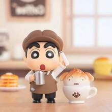 Miniso TOPTOY Crayon Shin-Chan Delicious Spring Division Blind Box, Cute Shin-Chan & Shiro Desktop Figurine, Gift - Multicolor - View 5