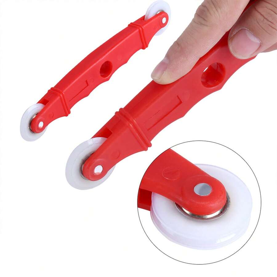 Installation Of Hand Tools For Rolling Splicing Rollers On Nylon-Handled Threaded Doors And Windows - 紅色 - 查看 1