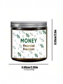 1pc, 100g Large Capacity, Long - Burning, Premium Soy Wax, Sea Salt And Sage Scented Candle, Modern Style, Brown Glass Jar, For Home Decoration/Gifting (For Girlfriend, Family, New Home, Party, Holiday Scenarios)