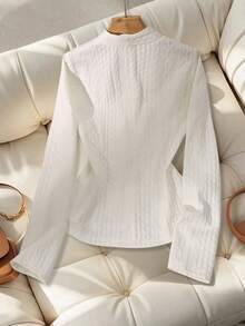 通勤装、百搭休闲单品、秋季女装、派对连衣裙、秋季外套、女士大衣、女士夹克、女士工装夹克、女士西装外套、西装外套、女士优雅休闲装、女士时尚工装。金属扣设计夹克 - 杏色 - 查看 2