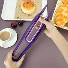 3-Piece Multi-Use Food Tongs Set - Heat-Resistant Non-Slip Clips For Baking, Grilling & Serving, Secure Grip Kitchen Utensils