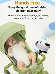 Electric Baby Stroller Rocker With White Noise, Portable Baby Sleep Soother, Helpful For Outdoor, Home Use, And Gift