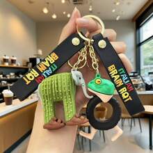 Classic Shanhaijing Wooden Stick Person Keychain Italian Brainrot Abstract Pendant Tung Tung Tung Sahur Funny Accessory Tralalerotralala Car & Backpack Pendant Halloween Accessories Teachers Day