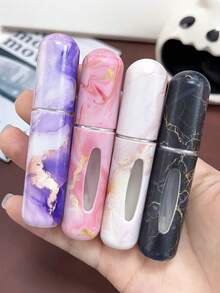 A Marble Mini 5ml Portable Bottle, Small, Convenient And Reusable, Daily Subpackage/Dating Perfumes/Pure Dew Packaging+Practical And Beautiful For Travel, Family And Friends Birthday/Holiday Gifts! - Nhiều màu - Xem 2