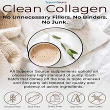 Superior Source Beauty Collagen - Collagen Powder From Grass-Fed Cows - Supports Healthy Hair, Nails &Amp; Skin - Features Biotin, Vitamin C &Amp; Hyaluronic Acid - 127 Oz - White - View 8