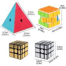 1pc Speed Asymmetrical Magic Cube Children Educational Toy Logical & Thinking Training Game