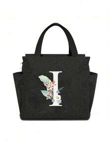 1 buc Geantă termică cu buzunar dublu Geantă de prânz cu capacitate mare, cu imprimeu de floarea-soarelui, pentru studenți, geantă termică pentru mese, geantă termică portabilă pentru picnic, geantă de prânz termică pentru birou, geantă de prânz școlară, geantă de prânz izolată pentru cutie de prânz, recipient pentru prânz pentru serviciu, birou, vacanță, pentru bărbați, pentru femei, pentru camping, cutie de prânz școlară, geantă de prânz multifuncțională pentru femei, cutie de prânz pentru școală, geantă impermeabilă pentru călătorii