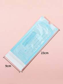 400/200/50/20pcs/Pack 90*230mm Disposable Nail Tool Sterilization Bags, Suitable For Nail Drill Bits, Sanding Strips, Steel Pushers, Etc., With Self-Sealing, Sterilization Indicator, Nail Supplies, Nail Tools, Nail Art Tools, Nails, Nail Tools (Suitable For Nail Extensions) - Blue and White - View 4