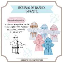 Hooded Baby Bathrobe For Babies 1 To 12 Months - Hồng và Trắng - Xem 7