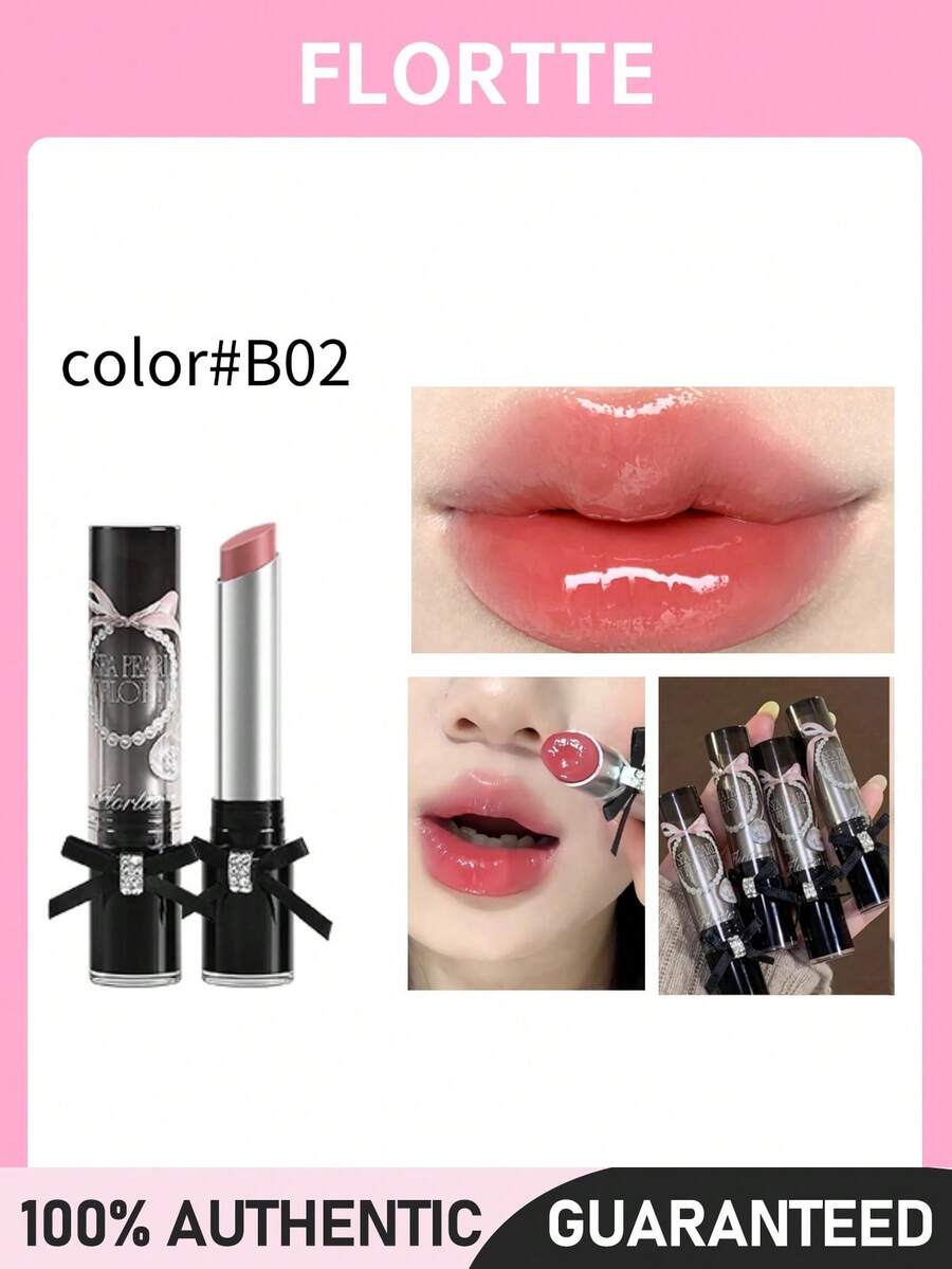FLORTTE 琉璃海系列固体唇彩 B02# 夏日微风 2.7g - B02#夏末風鈴 - 查看 1