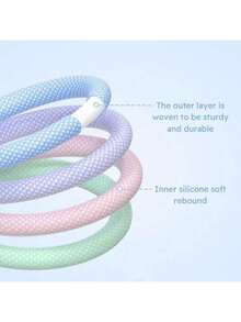 60W USB-C 转 USB-C 快速充电线，USB-C 转 Type-C 快速充电数据线，兼容 17/17 Air/17 Pro/17 Pro Max/Pro/Air，Galaxy S25/S24/S23/S22/S21/S20，尼龙编织充电线，可选 3.3 英尺/6.6 英尺/9.9 英尺长度 - 彩色 - 查看 6