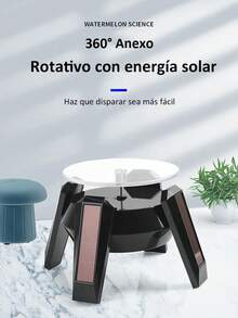 Solar Base Giratoria Eléctrica De - Negro - Ver 5