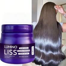 250g 蛋白质直发霜，防毛躁造型霜，专为护发、保湿和柔顺而设计，打造整洁的发型，适合家庭或旅行使用，是送给女性、妈妈、妻子、姐妹、女朋友的圣诞节、新年和节日礼物