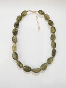 1 chiếc vòng cổ thắt nút hình đám mây nhựa nhiều màu phong cách Bohemian, quà tặng trang sức thủ công cho kỳ nghỉ hè trên bãi biển dành cho phụ nữ, trang phục hàng ngày - Vòng cổ thủ công bằng nhựa hình dạng đặc biệt - Xem 22
