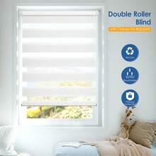 Cortinas de Rolo Zebra Sem Furos Sem Ferramentas, Fácil de Instalar, Cortinas de Tamanho Pequeno, Ajustáveis Livremente, Cortinas Blackout, Decoração Doméstica Simples e Elegante, Adequada para Escritórios Domésticos