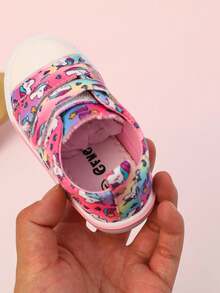 GENGASUN 1 szt. Dziewczęce buty codzienne z nadrukiem w kształcie kreskówki, modne buty codzienne na jesień