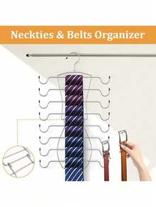 1 Piece Foldable Stainless Steel Hanger For Home, Underwear Storage And Drying Rack, With 8/4 Layers, Bra Hooks, Multi-Layer Seamless Storage Rack For Halter Vests - Multicolor - View 9