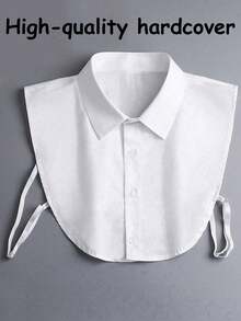 1/2件装女士时尚配饰，简约可拆卸领子，假衬衫领，圣诞节连衣裙装饰