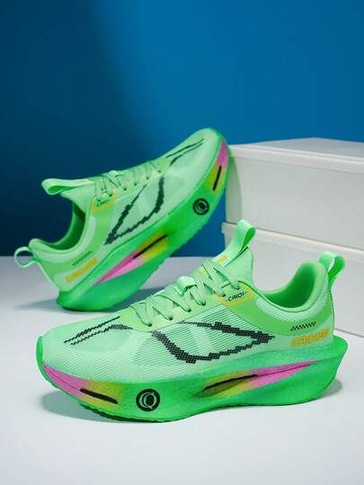 Men's Lightweight Breathable Running Shoes - Low-Top Stable Design, Rubber Sole Suitable For Road, Trail & Gym Training - Comfortable For All Seasons, Full Size Range, (Black/Orange), Sports & Casual Shoes, Fashionable Minimalist Fabric