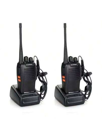 Kit 2 rádios comunicador baofeng Alcance 12 Km 16 Canal BF 777S Profissional recarregável rádio segurança envio imediato