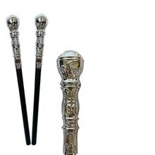 1pc Unique Shaped Creative Walking Stick (Spherical, Snake Head), Egyptian Style King Pimp Cane, Stage Performance Wand, Adult Party Magic Wand, Vintage Staff Prop - Multicolor - View 16