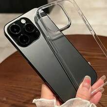 Minimalist Transparent Acrylic Phone Case Compatible With IPhone 16 Pro Max / 16 / 16 Pro / 16 Plus / 15 / 15 Pro Max / 15 Pro / 15 Plus / 11 / 12 / 13 / 14 Pro Max / XS / XR / 11 Pro / 11 Pro Max / 12 Pro / 12 Pro Max / 13 Pro / 13 Pro Max / 7 Plus / 14 Pro / 14 Pro Max / 14 Plus / 7 Plus / 8 Plus / 8 / SE2 / 16E Soft Waterproof Shockproof Anti-Fall Scratch Resistant - 無色 - 查看 4