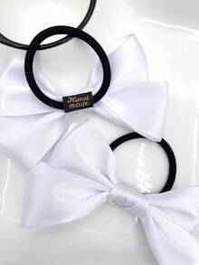 2pcs Fashionable & Elegant Bowknot Hair Scrunchies, Home Beauty Women Accessory Gifts ,Gifts