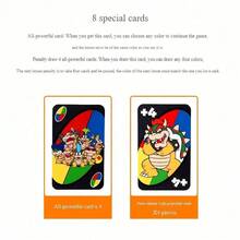 Mattel 官方 UNO 牌組遊戲套組，收藏版 Super/多版本系列，2-10 人派對桌上遊戲，團隊建設派對卡牌遊戲 - DRD00 一號 - 查看 7