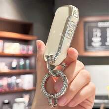 汽车钥匙包保护套适用于起亚 Cerato、Ceed、Forte、NIRO、Sorento、Seltos、Sportage、K5、K3、Cadenza、KX7、KX5、KX3 - 3 键钥匙扣万圣节配件教师节圣诞节礼物创意