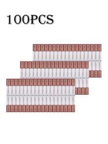 10/34 Peças Mini Tubos Recarregáveis de Brilho Labial - 1,18ml Tamanho de Viagem Recipientes À Prova de Vazamento com Tampas de Borracha, Tubos de Batom Vazios para Cosméticos DIY e Retoques Rápidos - Multicolorido - Visão 24