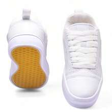 Skater Sneakers Women Men Unisex Streetwear, Casual Sport Sneakers Casual Suede School Vacation Gym & Fitness Outdoor Casual College Sporty Clothing Casual Outdoor Street Wedding School Vacation Party Office Gym & Fitness Outdoor - trắng - Xem 1