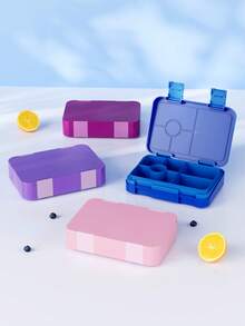 Bento Lunch Box – Leakproof Lunch Container with 5 Compartments, Reusable Meal Prep Snack Box, Portion Control Lunchbox for Kids & Adults, School, Office, Travel & Picnic Food Storage - 藍色 - 查看 5