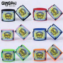 GINGPAI 1.5m/3 Meters/5m Adult & Teenage Boxing Hand Wraps, Elastic Bandage Handwraps For Kickboxing, Muay Thai, Men & Women - Multicolor - View 5